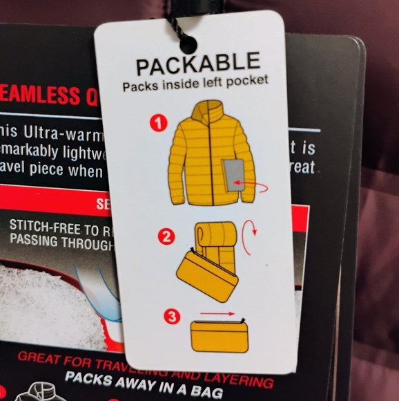ZeroXposher packable down coat - Picture 4 of 4